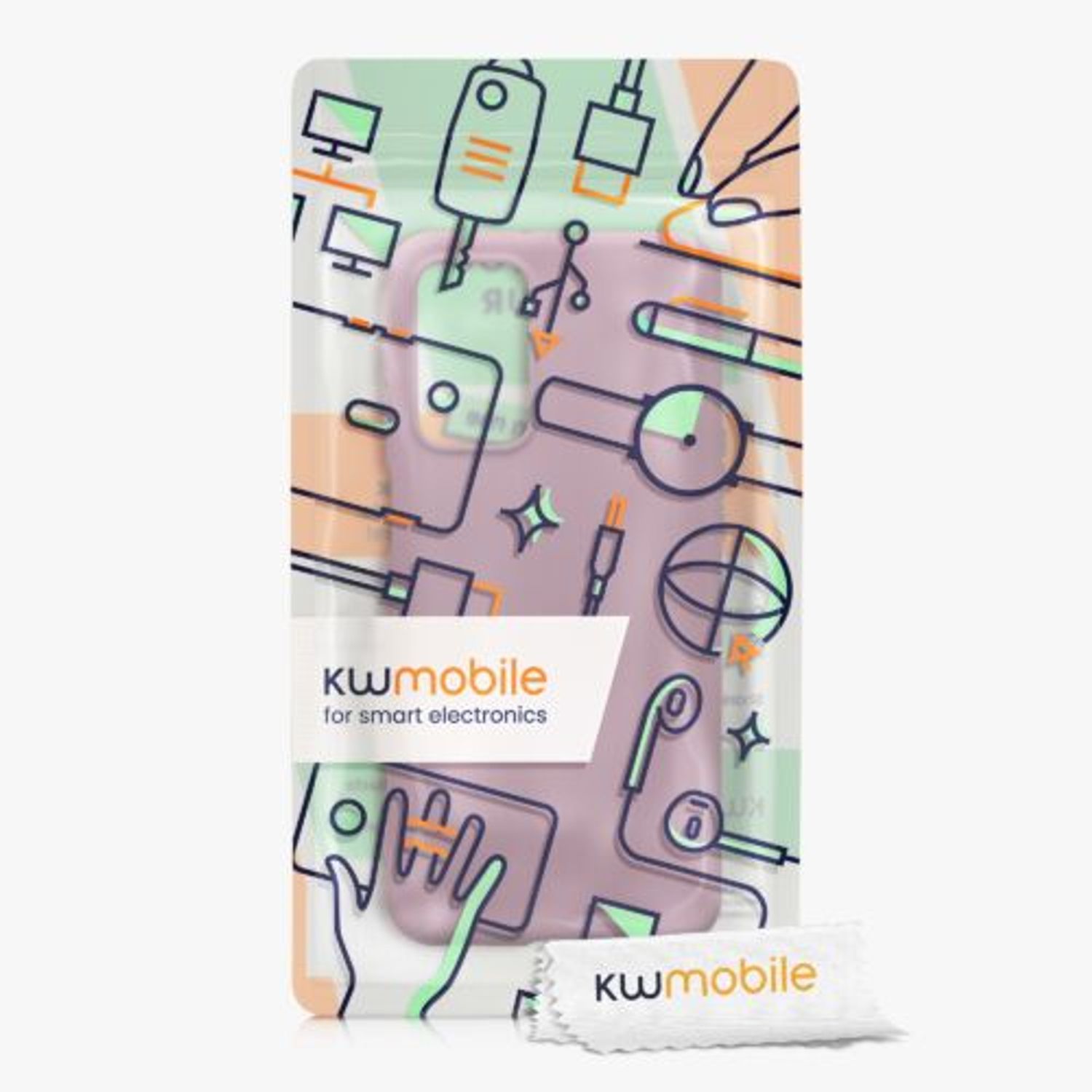 Husa Kwmobile pentru Samsung Galaxy A23, Silicon, Violet, 58044.167 fotografia produsului View 5 L