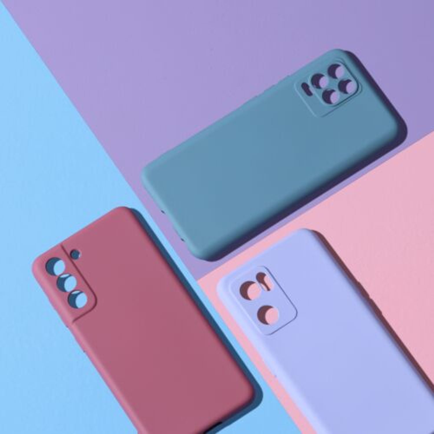 Husa Kwmobile pentru Samsung Galaxy A23, Silicon, Violet, 58044.167 fotografia produsului View 7 L