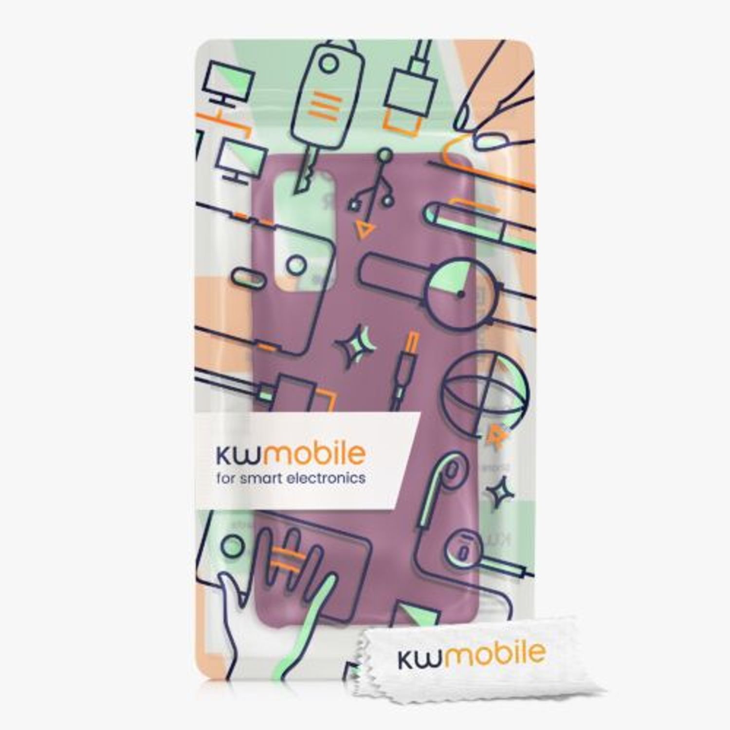 Husa Kwmobile pentru Samsung Galaxy S20 FE, Silicon, Violet, 53605.187 fotografia produsului View 7 L