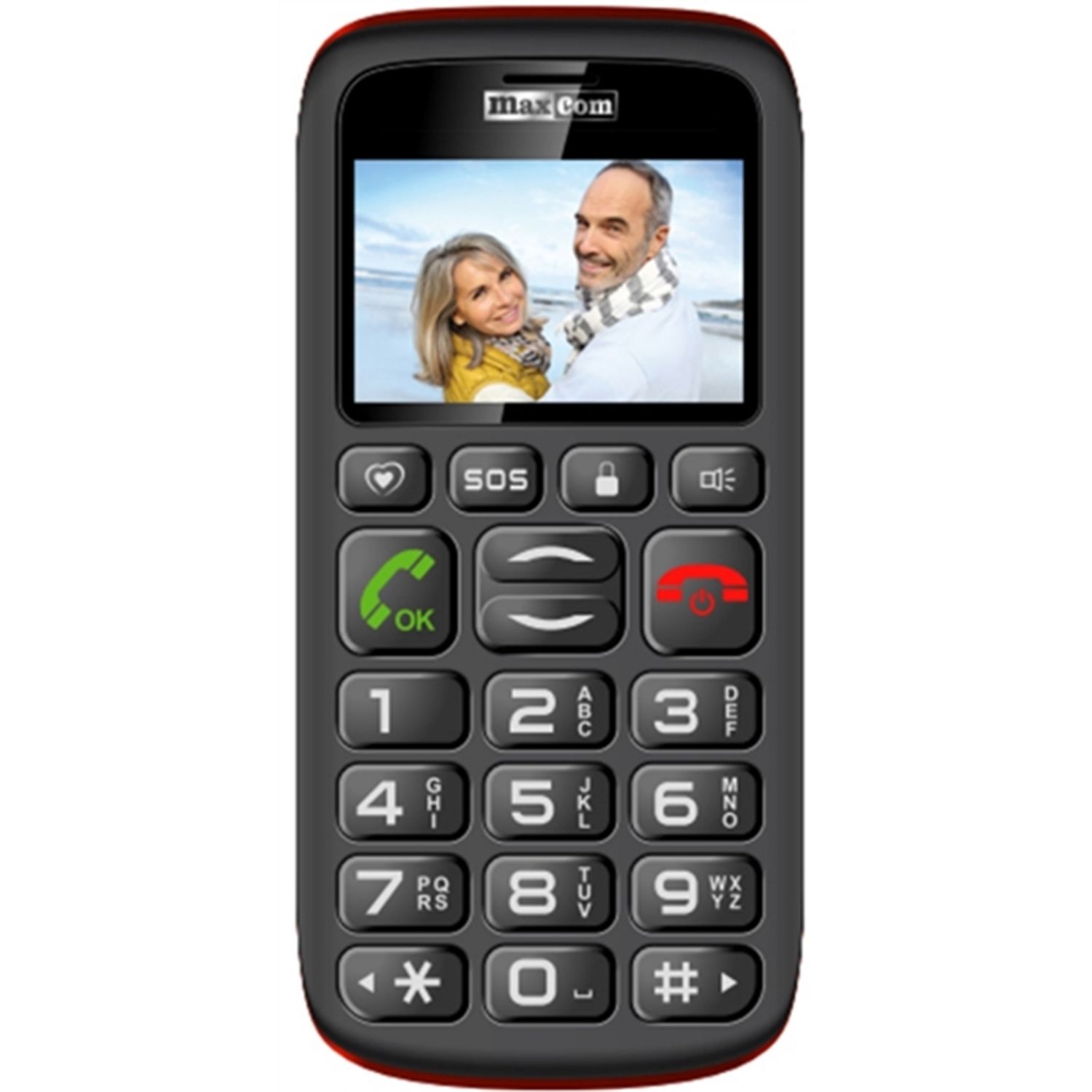 Telefon Mobil MaxCom Comfort MM428, 1.8", Dual Sim, 2G (Negru) fotografia produsului