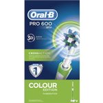 Periuta electrica ORAL-B PRO 600 CROSS ACTION (Alb/Verde) fotografia produsului View 2 S