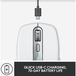 Mouse wireless Logitech MX Anywhere 3 for Mac, Bluetooth, Scroll MagSpeed, Multidevice, USB-C, Gri Mouse Wireless Logitech MX Anywhere 3 for Mac,  Scroll MagSpeed, Multidevice, USB-C, 4000 DPI (Gri) fotografia produsului View 6 S