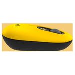 Mouse wireless Logitech Pop Blast, Ambidextru, Galben Mouse Wireless Logitech POP, Bluetooth, 4000 dpi (Galben) fotografia produsului View 4 S