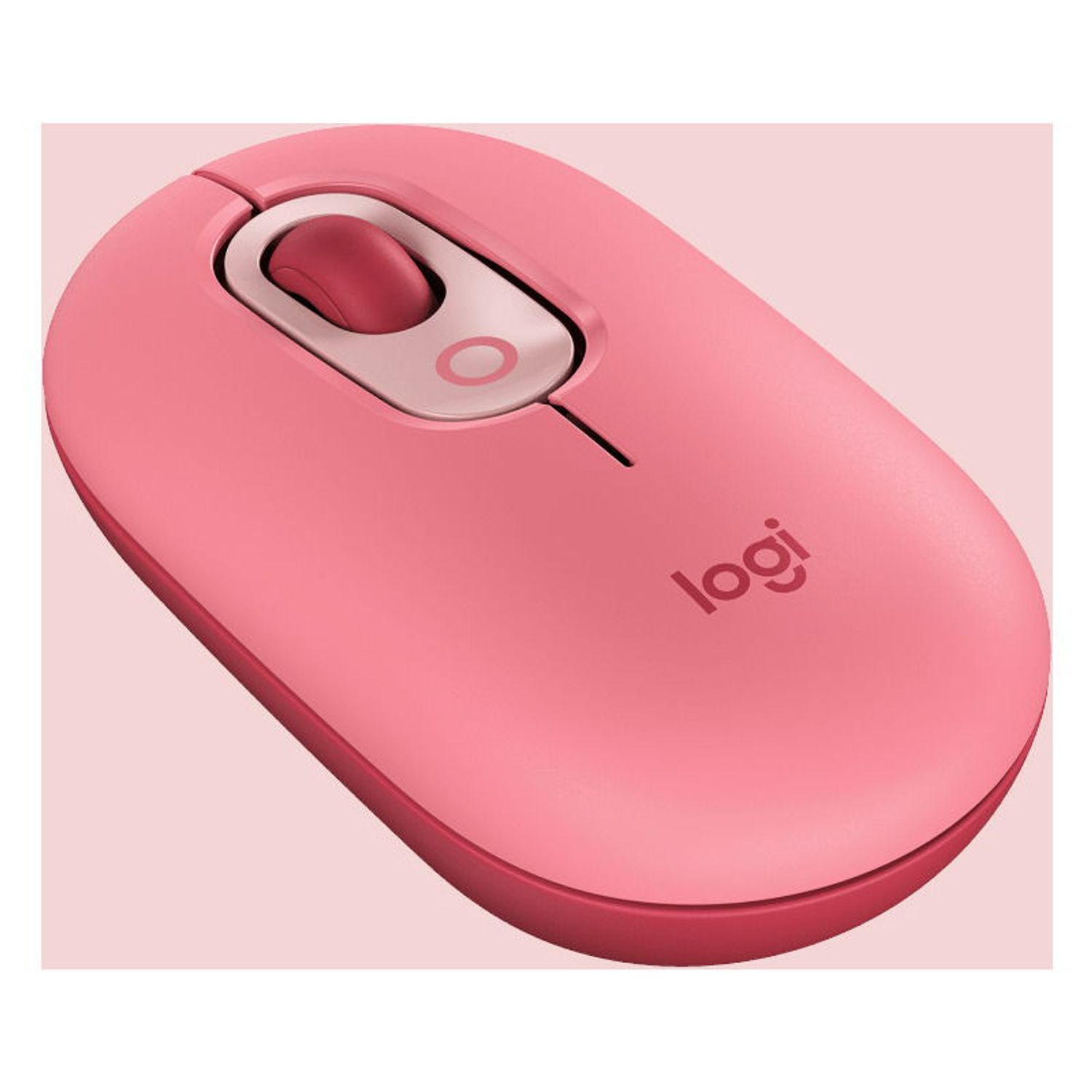 Mouse wireless Logitech Pop Heartbreaker, Ambidextru, Rosu Mouse Wireless Logitech POP, Bluetooth, 4000 DPI (Rosu) fotografia produsului View 5 L
