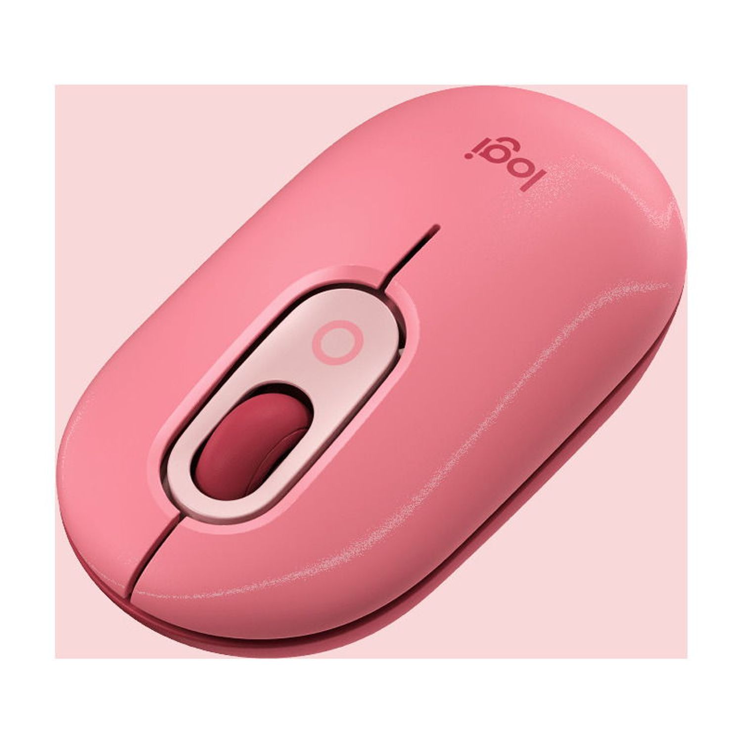 Mouse wireless Logitech Pop Heartbreaker, Ambidextru, Rosu Mouse Wireless Logitech POP, Bluetooth, 4000 DPI (Rosu) fotografia produsului View 6 L