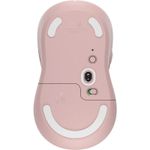 Mouse Wireless Logitech Signature M650 L Left, Bluetooth/USB, recomandat pentru mana stanga (Roz) fotografia produsului View 5 S