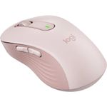 Mouse Wireless Logitech Signature M650 L Left, Bluetooth/USB, recomandat pentru mana stanga (Roz) fotografia produsului View 3 S