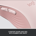 Mouse Wireless Logitech Signature M650 L Left, Bluetooth/USB, recomandat pentru mana stanga (Roz) fotografia produsului View 10 S