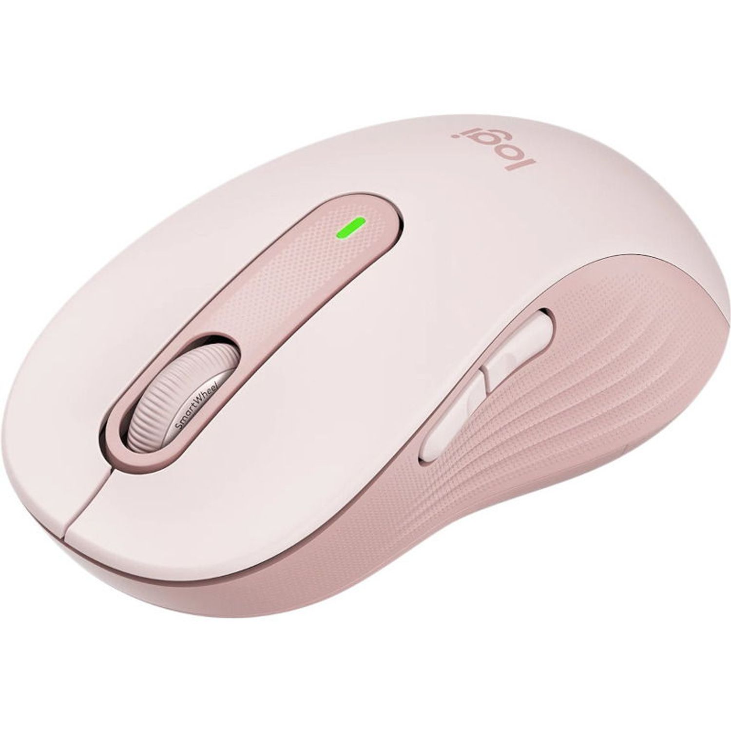 Mouse Wireless Logitech Signature M650 L Left, Bluetooth/USB, recomandat pentru mana stanga (Roz) fotografia produsului View 2 L