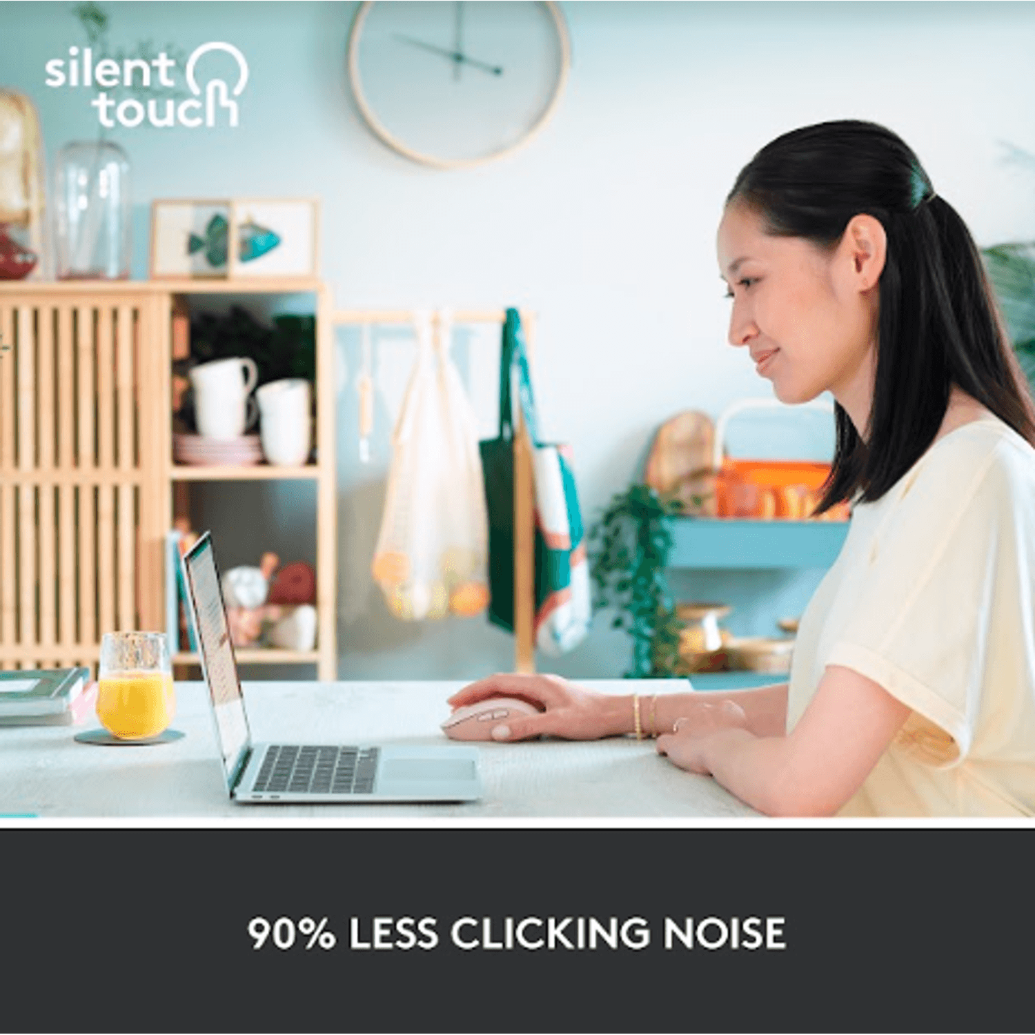 Mouse Wireless Logitech Signature M650 L Left, Bluetooth/USB, recomandat pentru mana stanga (Roz) fotografia produsului View 7 L