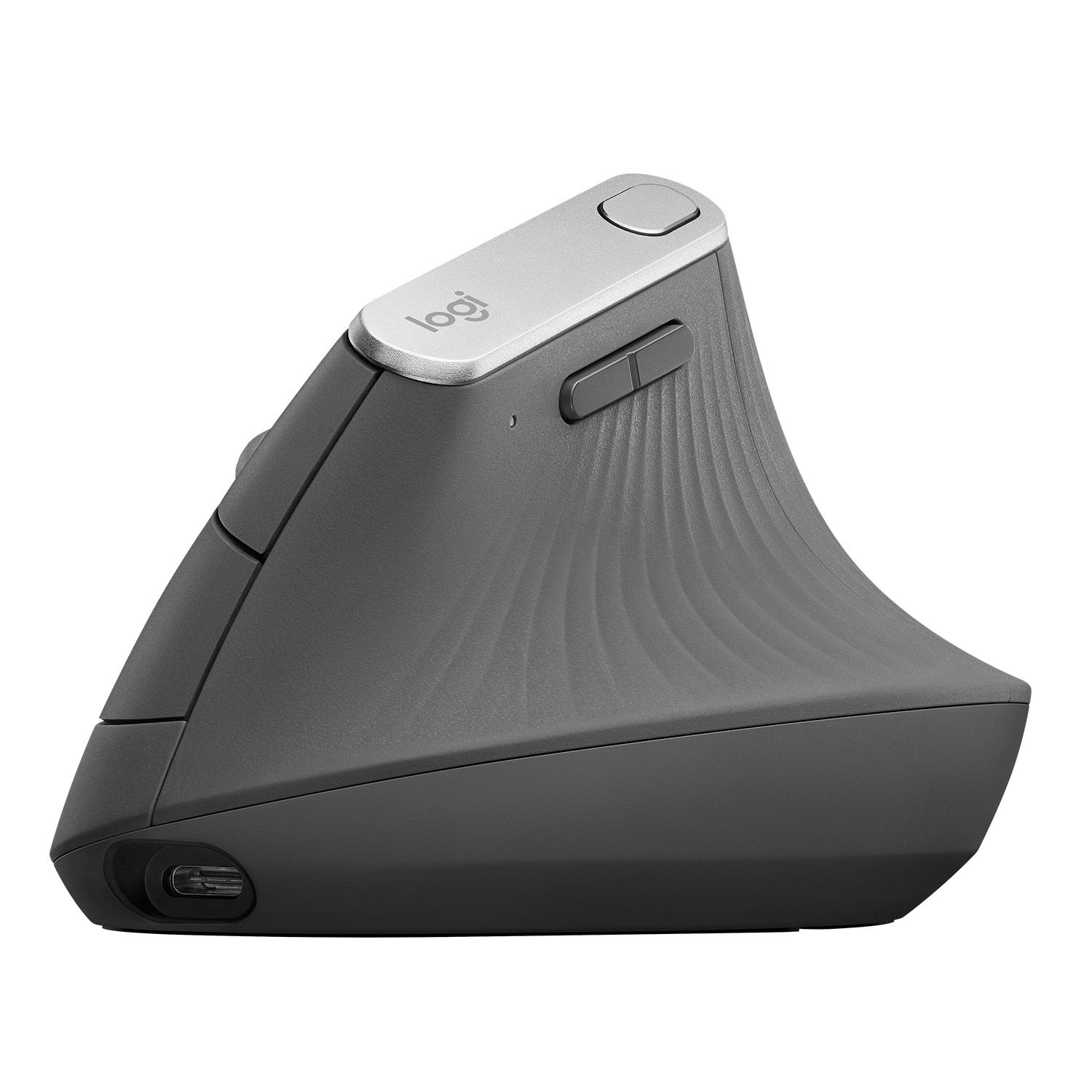 Mouse wireless ergonomic Logitech MX Vertical, Negru Mouse Wireless Logitech MX Vertical, 1600 DPI, USB, Ergonomic (Negru) fotografia produsului View 5 L