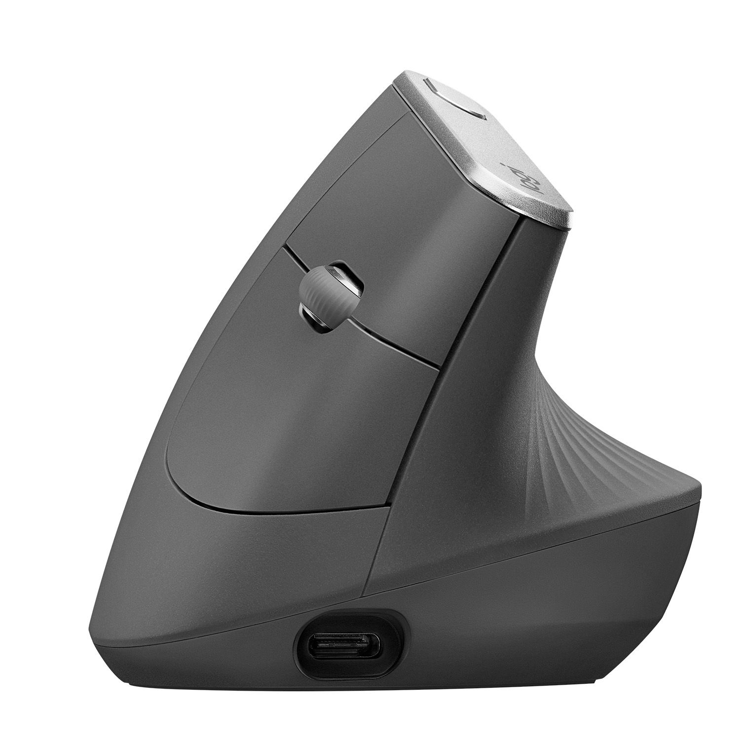 Mouse wireless ergonomic Logitech MX Vertical, Negru Mouse Wireless Logitech MX Vertical, 1600 DPI, USB, Ergonomic (Negru) fotografia produsului View 6 L