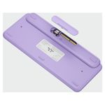 Tastatura Wireless Mecanica  Logitech POP Keys, Bluetooth (Mov/Verde) fotografia produsului View 4 S