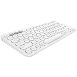 Tastatura Wireless Logitech K380, Bluetooth, Layout US, Compatibil MAC (Alb) fotografia produsului View 4 S