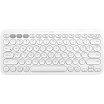 Tastatura Wireless Logitech K380, Bluetooth, Layout US, Compatibil MAC (Alb) fotografia produsului