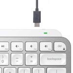 Tastatura Wireless LOGITECH MX Keys Mini Minimalist, Illuminata (Gri) fotografia produsului View 5 S