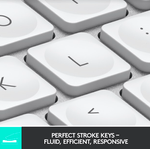 Tastatura Wireless LOGITECH MX Keys Mini Minimalist, Illuminata (Gri) fotografia produsului View 6 S