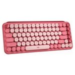 Tastatura Wireless Mecanica Logitech POP Keys, Bluetooth (Rosu) fotografia produsului View 2 S