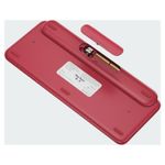 Tastatura Wireless Mecanica Logitech POP Keys, Bluetooth (Rosu) fotografia produsului View 5 S
