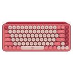 Tastatura Wireless Mecanica Logitech POP Keys, Bluetooth (Rosu) fotografia produsului