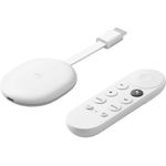 Media player Google Chromecast TV, 4K, HDMI, Bluetooth, Wi-Fi, Telecomanda (Alb) fotografia produsului
