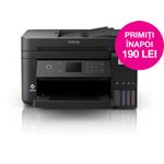 Multifunctional Epson EcoTank L6270, inkjet, A4, 15.5ppm, Duplex, ADF, USB, Retea, Wireless (Negru) fotografia produsului View 2 S
