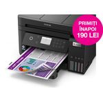 Multifunctional Epson EcoTank L6270, inkjet, A4, 15.5ppm, Duplex, ADF, USB, Retea, Wireless (Negru) fotografia produsului View 3 S