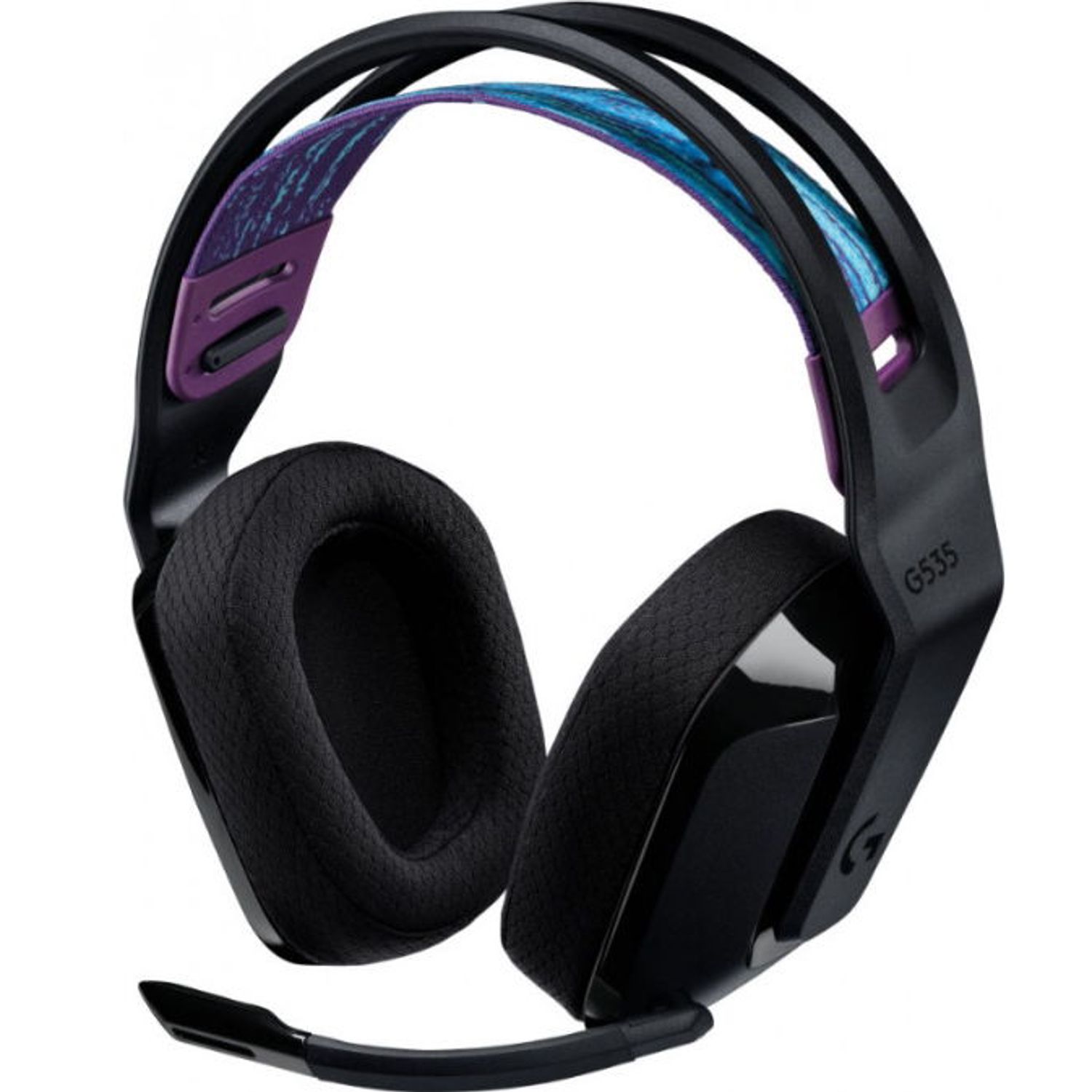 Casti Wireless Logitech G535, Microfon (Negru) fotografia produsului