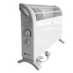 Convector Descon DA-K2000T, 2000 W, Turbo, 3 trepte de putere, Termostat mecanic (Alb) fotografia produsului View 5 S