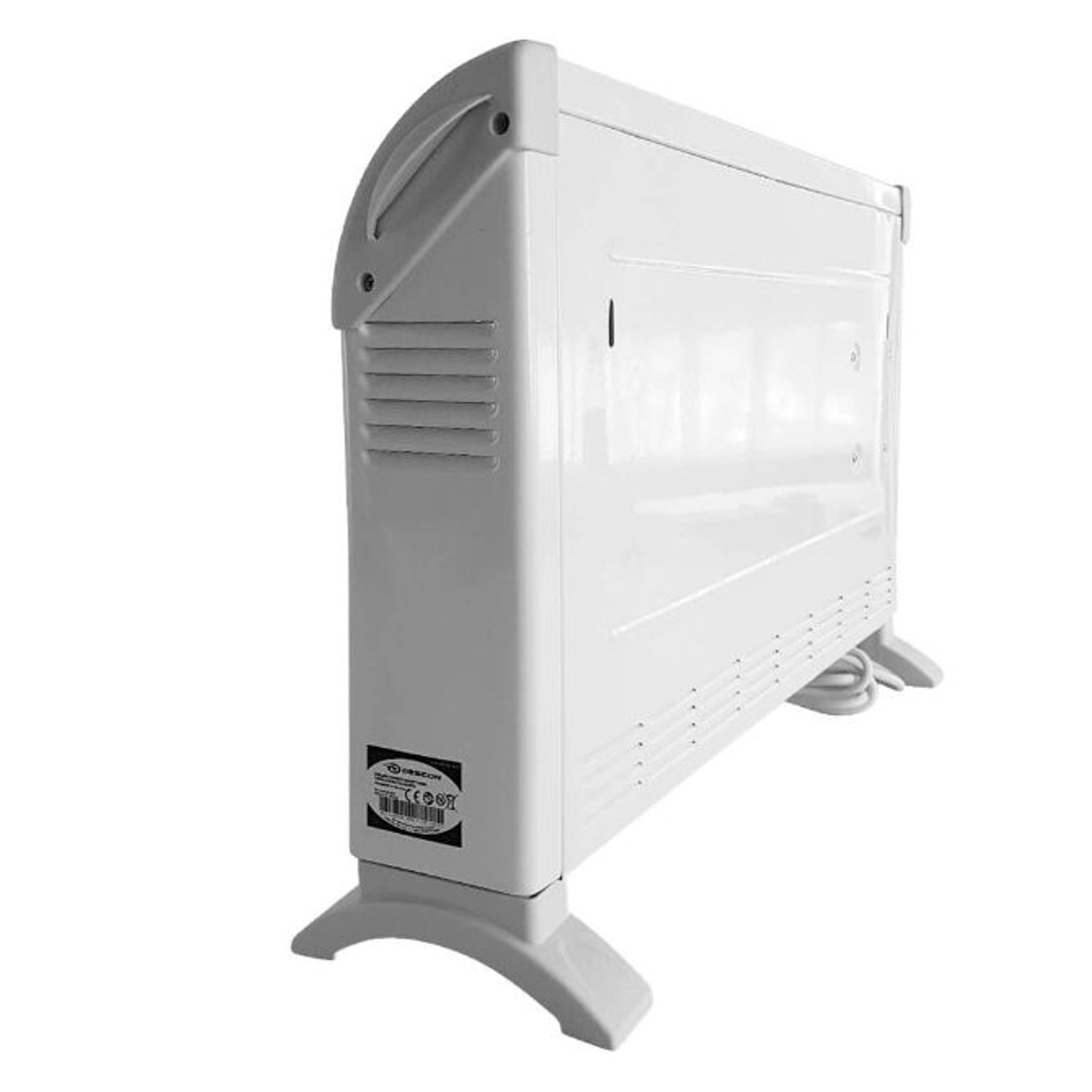 Convector Descon DA-K2000T, 2000 W, Turbo, 3 trepte de putere, Termostat mecanic (Alb) fotografia produsului View 3 L