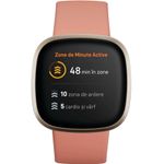 Ceas activity tracker Fitbit Versa 3, NFC, WiFi, Bluetooth (Roz) fotografia produsului View 4 S