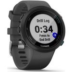 Ceas activity tracker Garmin Swim 2, GPS, Silicon (Gri) fotografia produsului View 3 S