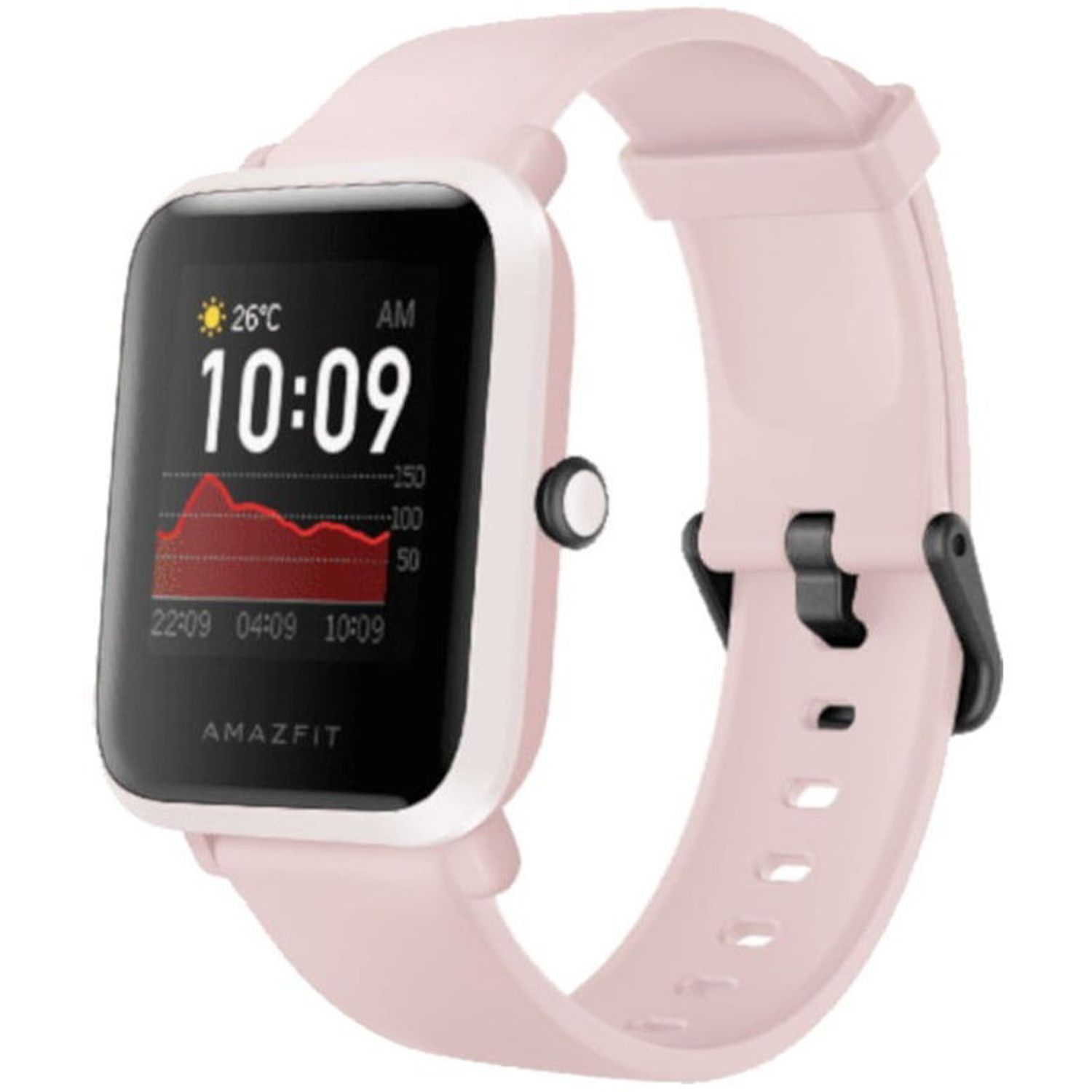 Ceas activity tracker Huami Amazfit Bip S, Bluetooth 5.0, Waterproof 5ATM (Roz) fotografia produsului View 2 L
