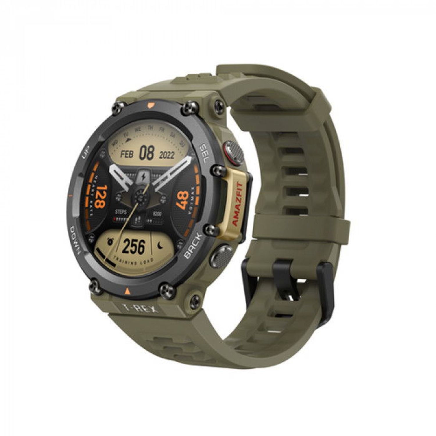 Smartwatch Huami Amazfit T-REX 2, Display AMOLED 1.39", Bluetooth, GPS, bratara silicon, Android/iOS (Verde) fotografia produsului