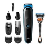 Aparat de tuns multifunctional Braun MGK5265BLK/BLU fotografia produsului