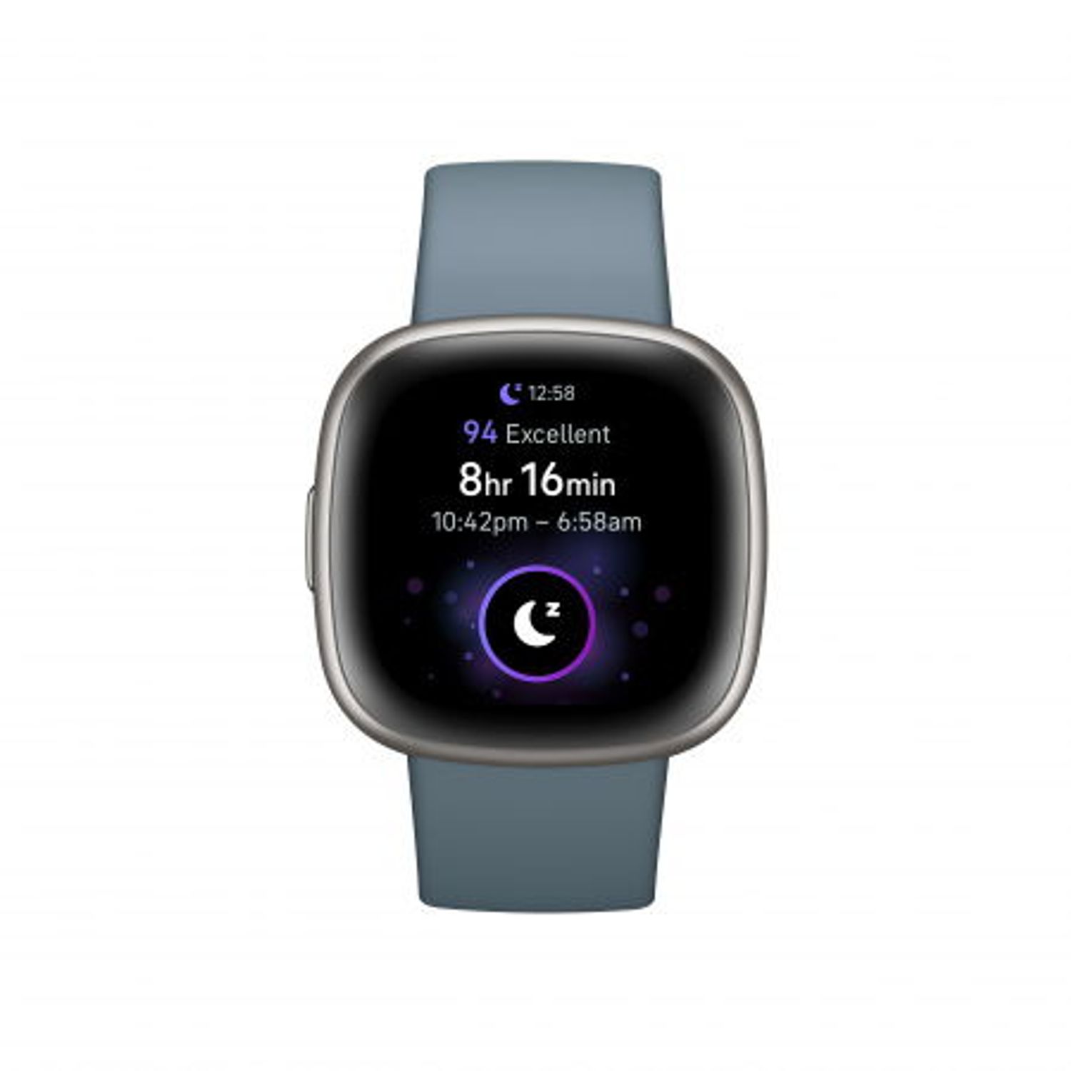 Ceas activity tracker Fitbit Versa 4, GPS, NFC, Bluetooth, Waterproof (Albastru) fotografia produsului View 2 L