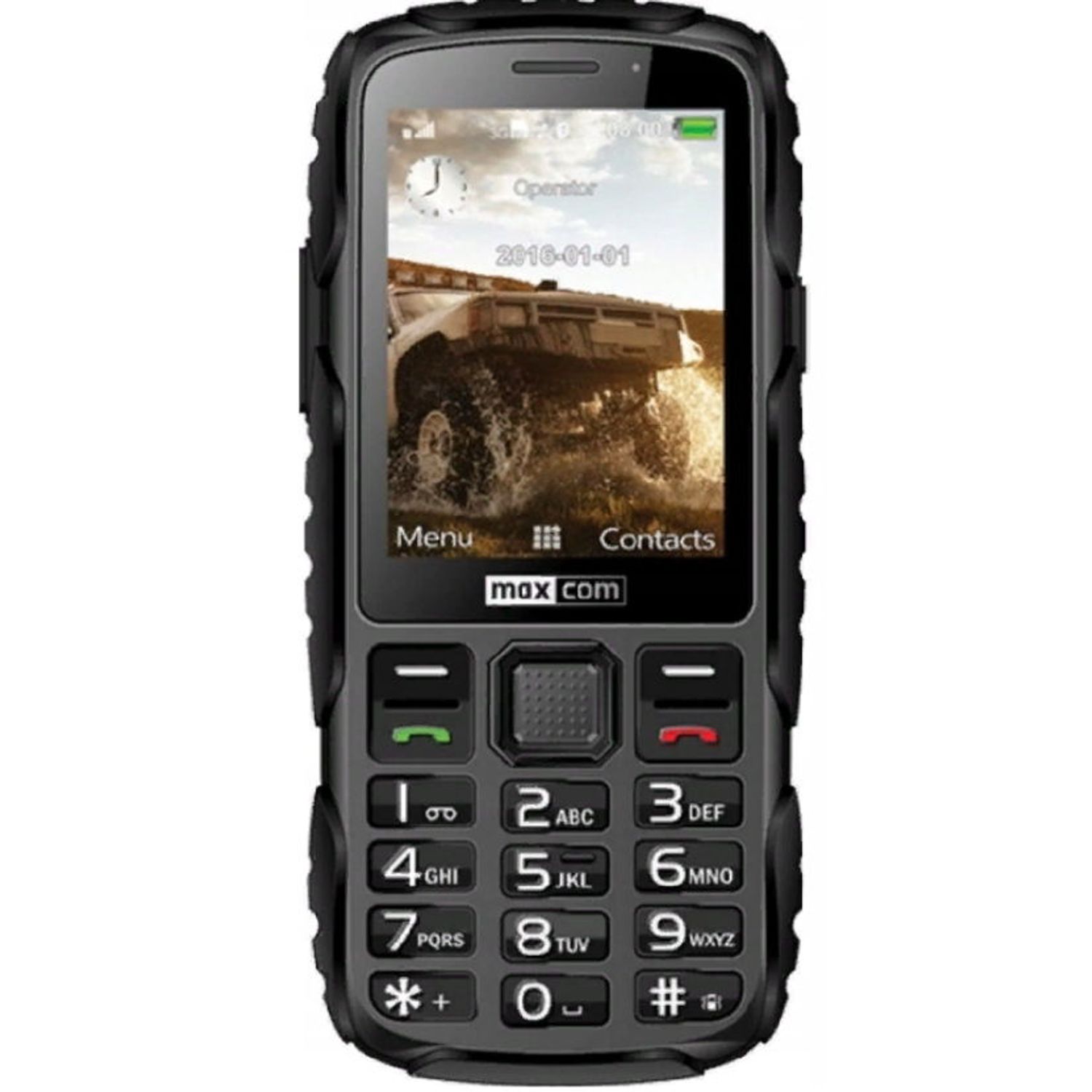 Telefon Mobil Maxcom Strong MM920, Ecran 2.8", Single Sim, 2G, Rezistent la apa si praf (Negru) fotografia produsului