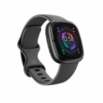 Ceas activity tracker Fitbit Sense 2, GPS, NFC, Bluetooth, Waterproof (Gri) fotografia produsului