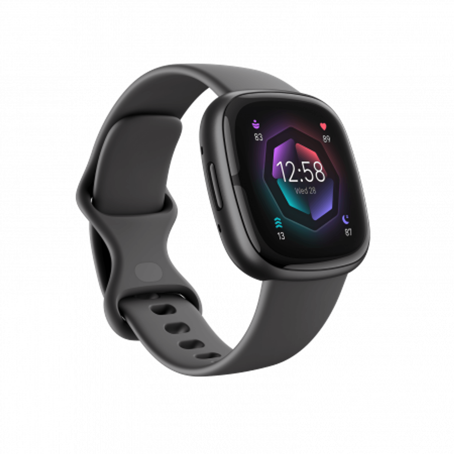 Ceas activity tracker Fitbit Sense 2, GPS, NFC, Bluetooth, Waterproof (Gri) fotografia produsului