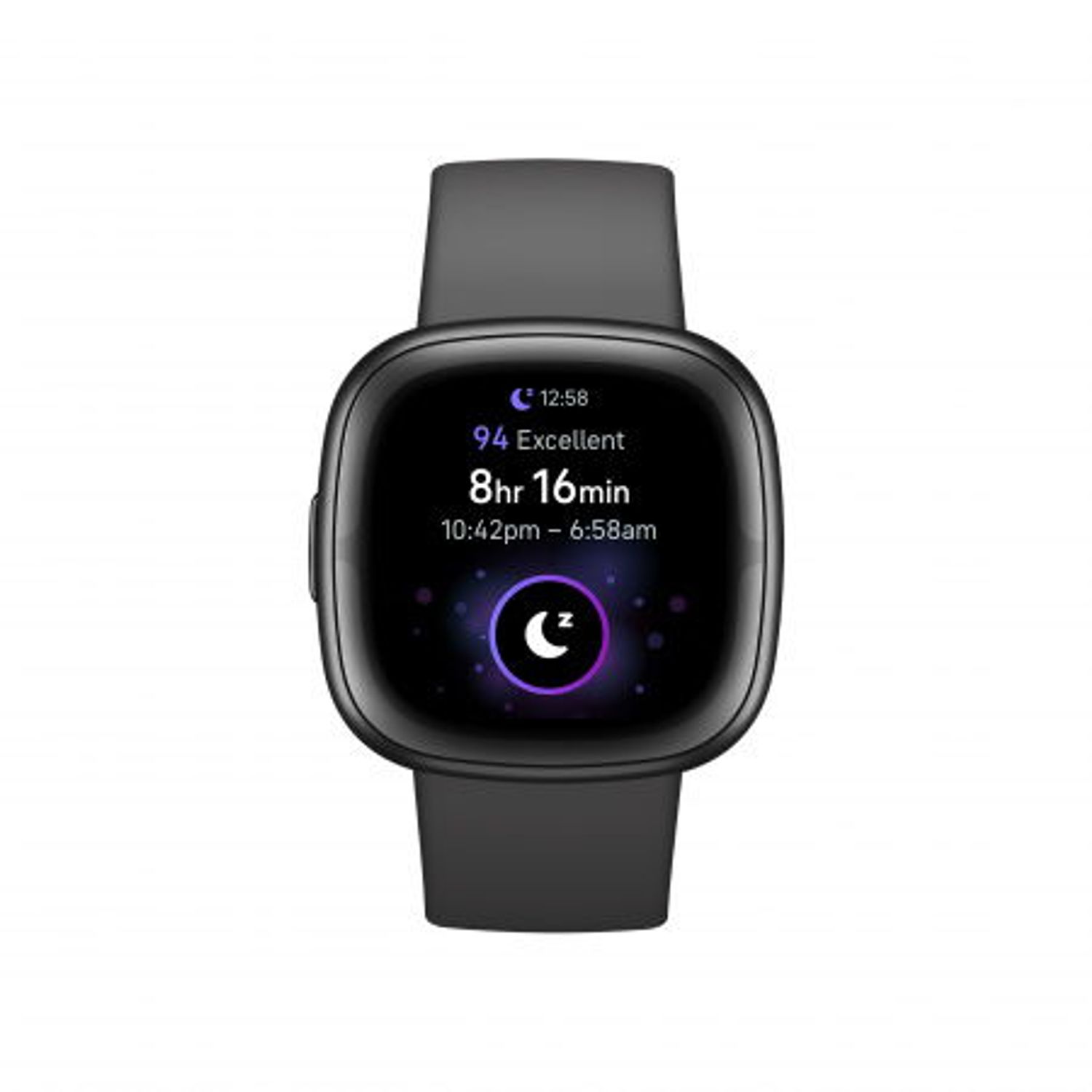 Ceas activity tracker Fitbit Sense 2, GPS, NFC, Bluetooth, Waterproof (Gri) fotografia produsului View 6 L