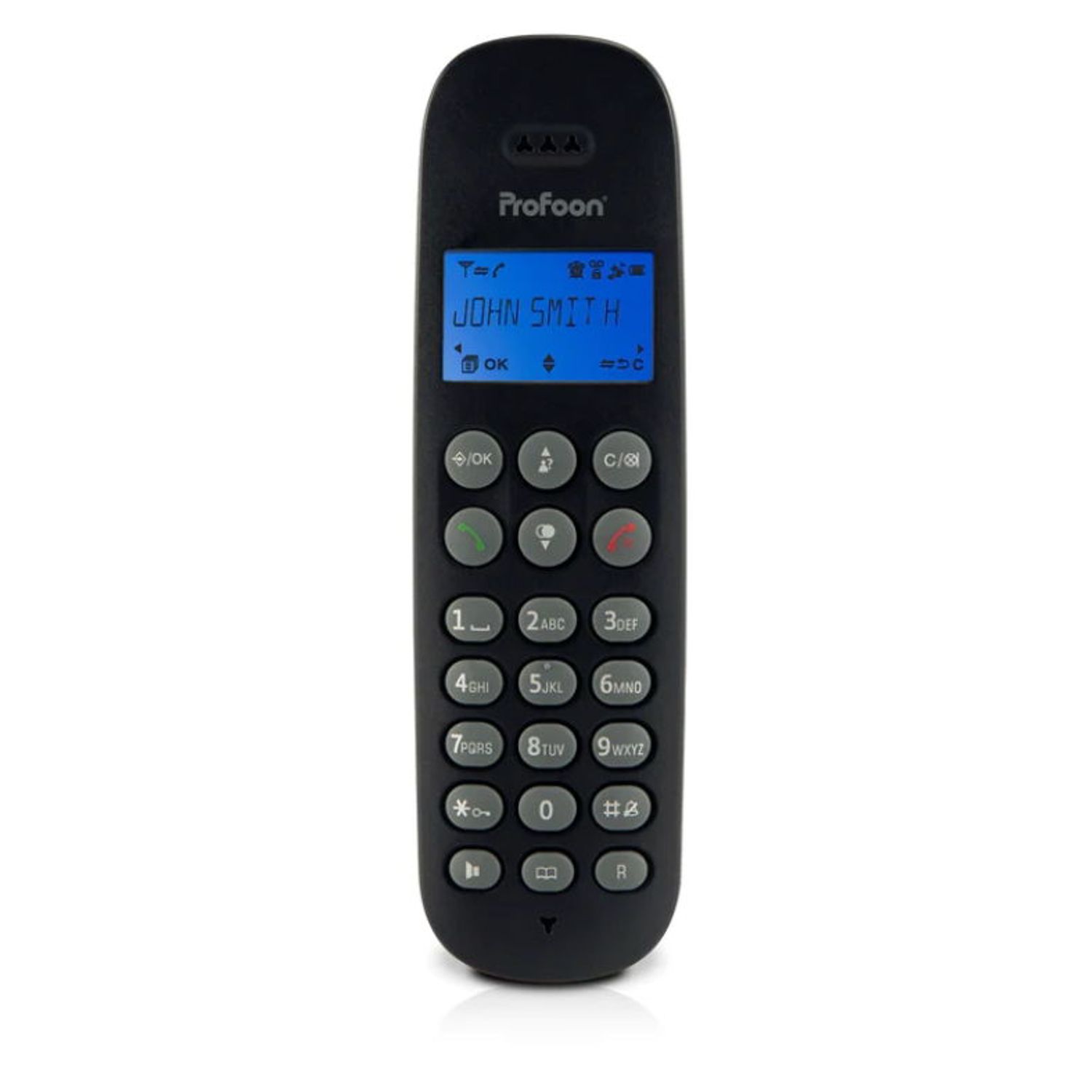 Telefon fix Profoon PDX-300, DECT (Negru) fotografia produsului View 4 L