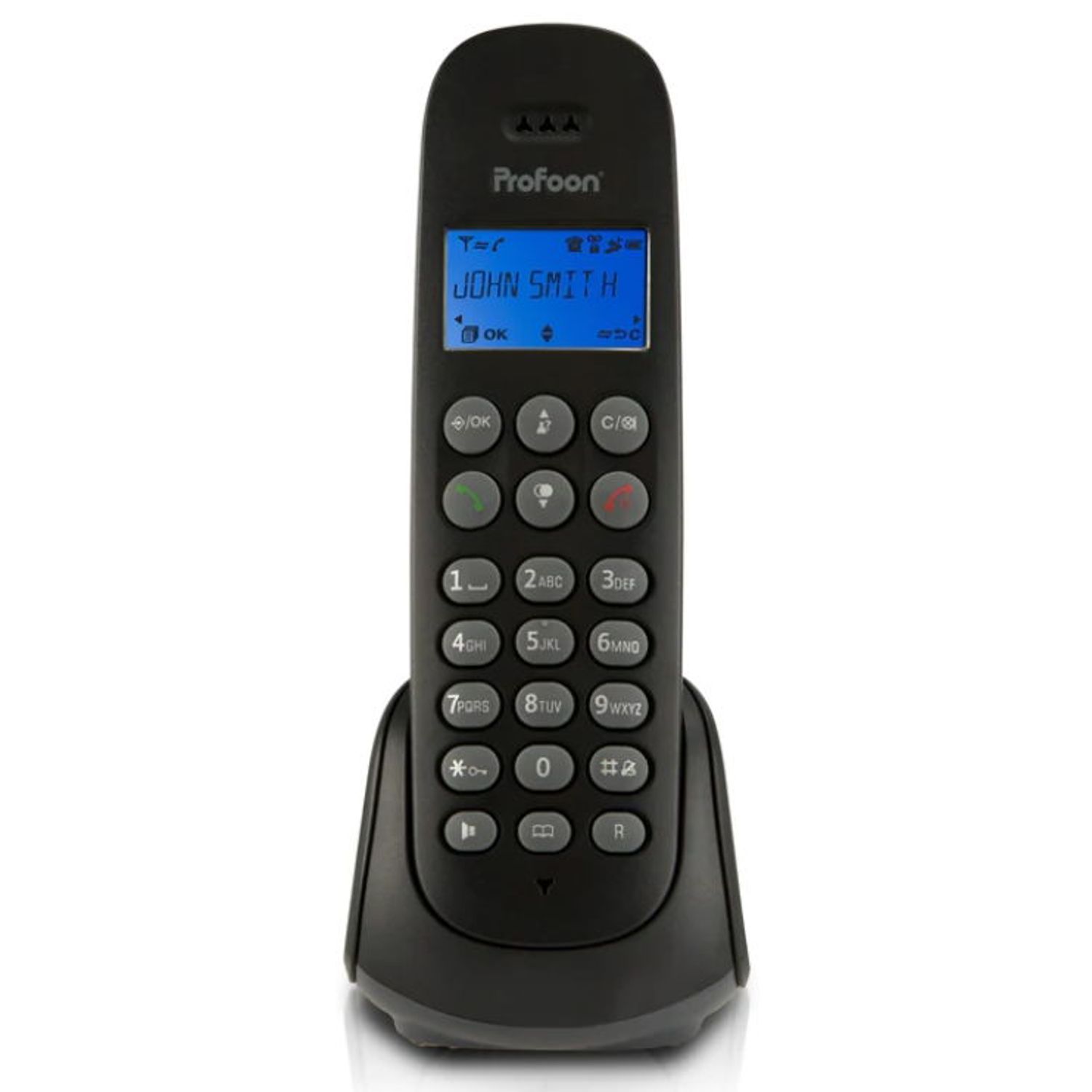 Telefon fix Profoon PDX-300, DECT (Negru) fotografia produsului