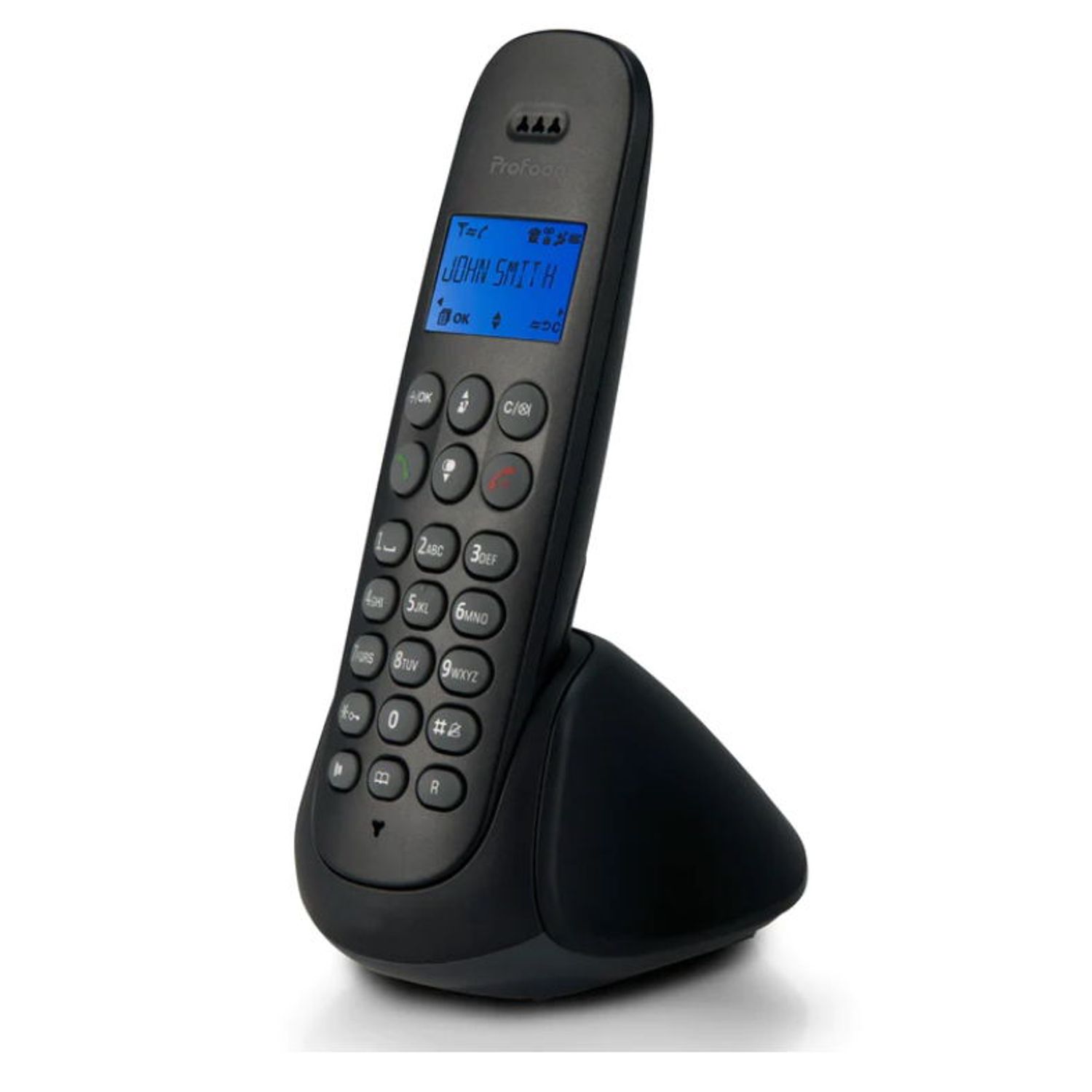 Telefon fix Profoon PDX-300, DECT (Negru) fotografia produsului View 2 L