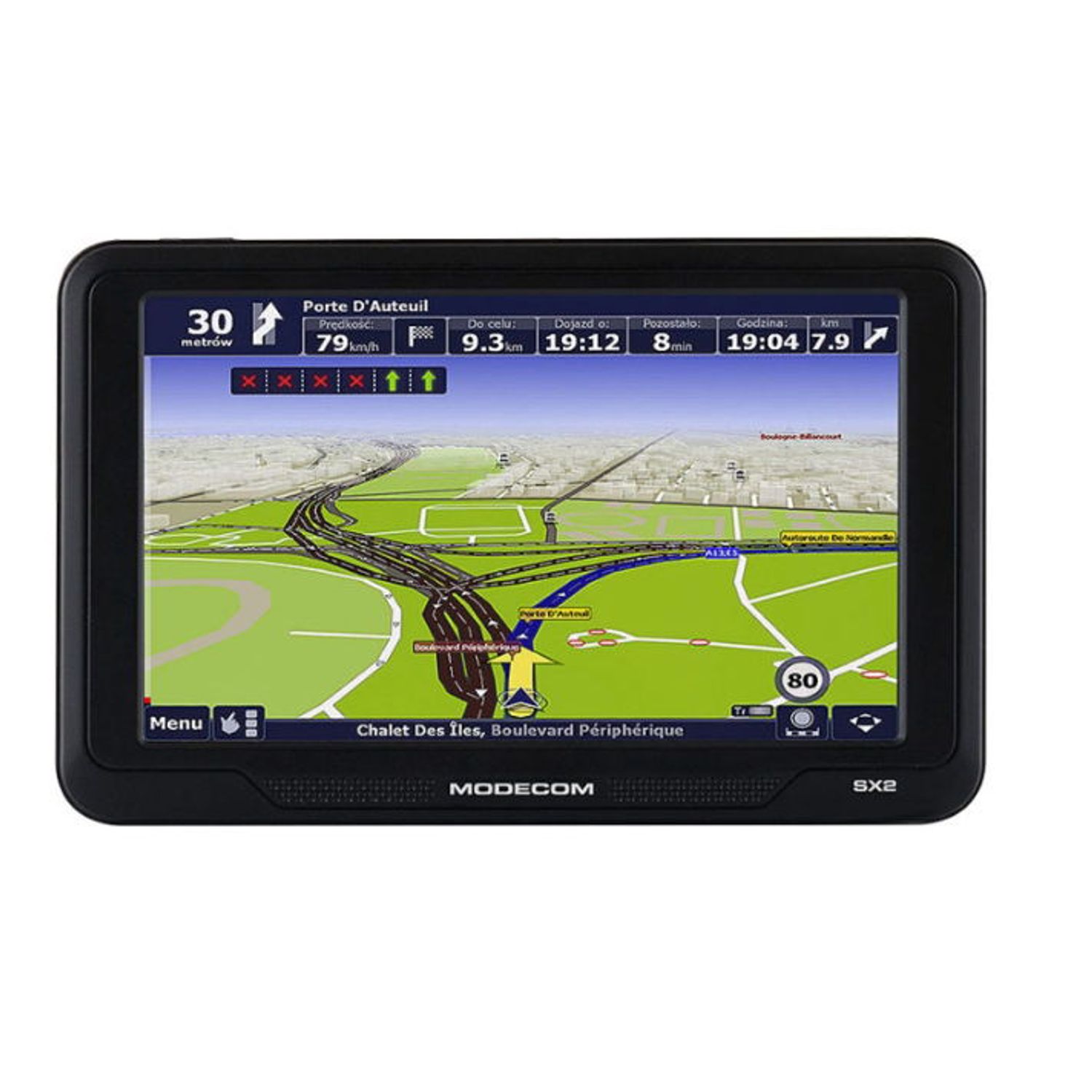 Sistem de Navigatie Modecom FreeWay SX2 , 5", Procesor 800 MHz, Harta Full Europa fotografia produsului