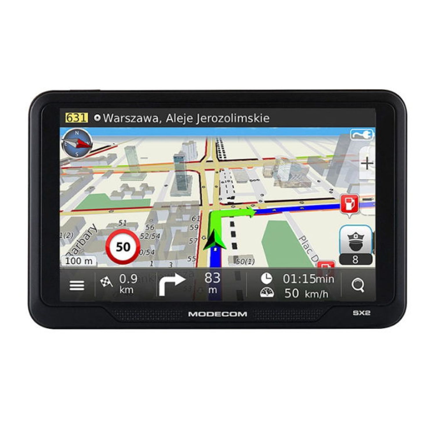 Sistem de Navigatie Modecom FreeWay SX2 , 5", Procesor 800 MHz, Harta Full Europa fotografia produsului View 2 L