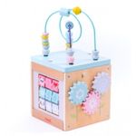 Cub educativ din lemn iWood fotografia produsului