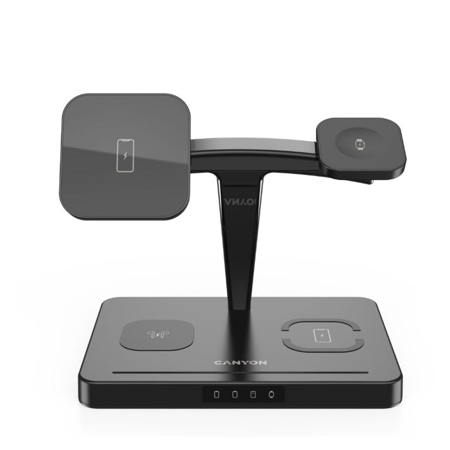 Incarcator wireless Canyon WS-404, 12V/3A, 15W/10W/7.5W/5W fotografia produsului View 2 L