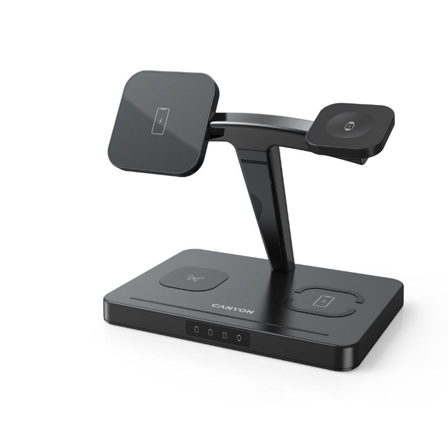 Incarcator wireless Canyon WS-404, 12V/3A, 15W/10W/7.5W/5W fotografia produsului