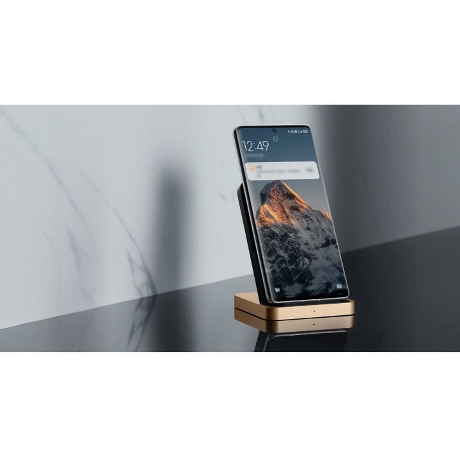 Incarcator Wireless Xiaomi Mi Stand, Quick Charge, 50W (Negru) fotografia produsului View 3 L