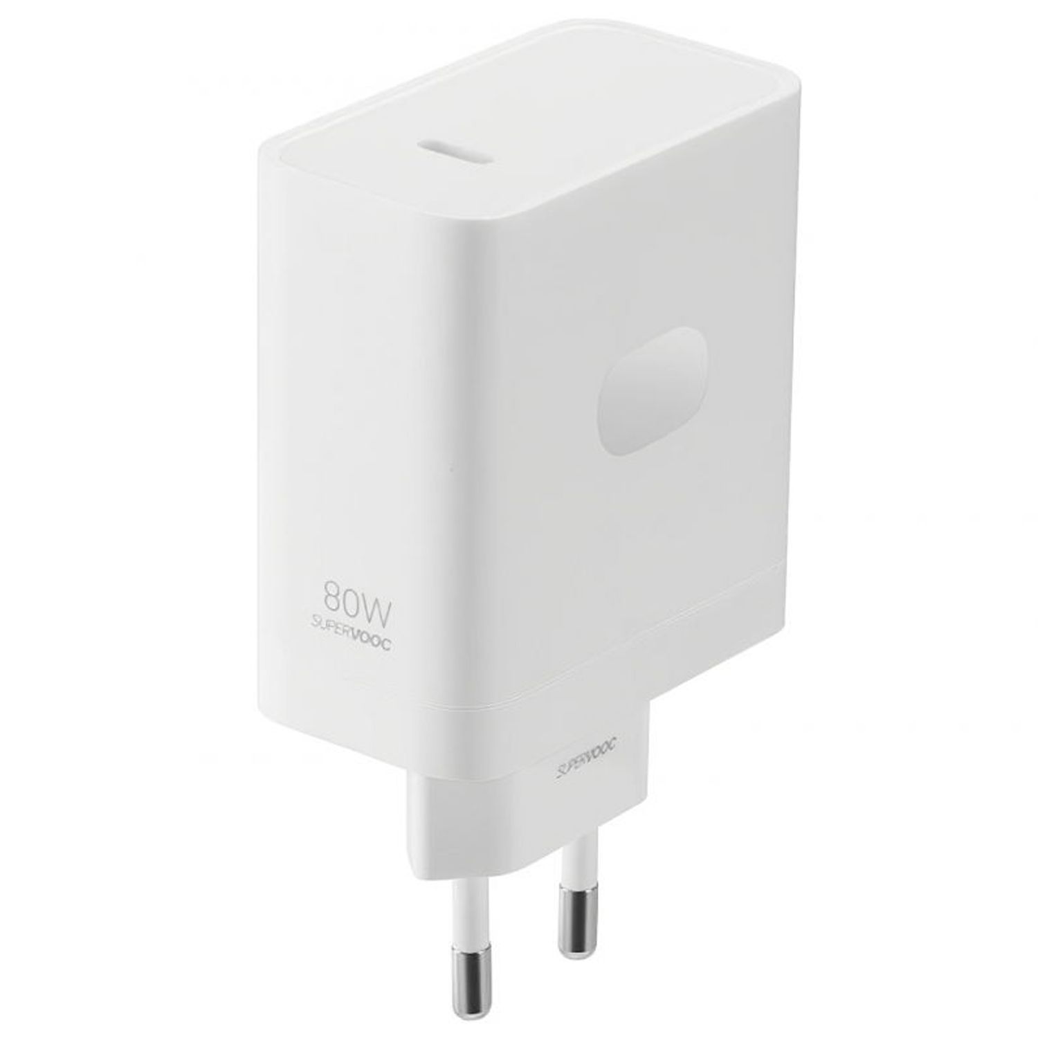 Incarcator Retea OnePlus GaN Quick Charge, 80W, 1 X USB Type-C (Alb) fotografia produsului